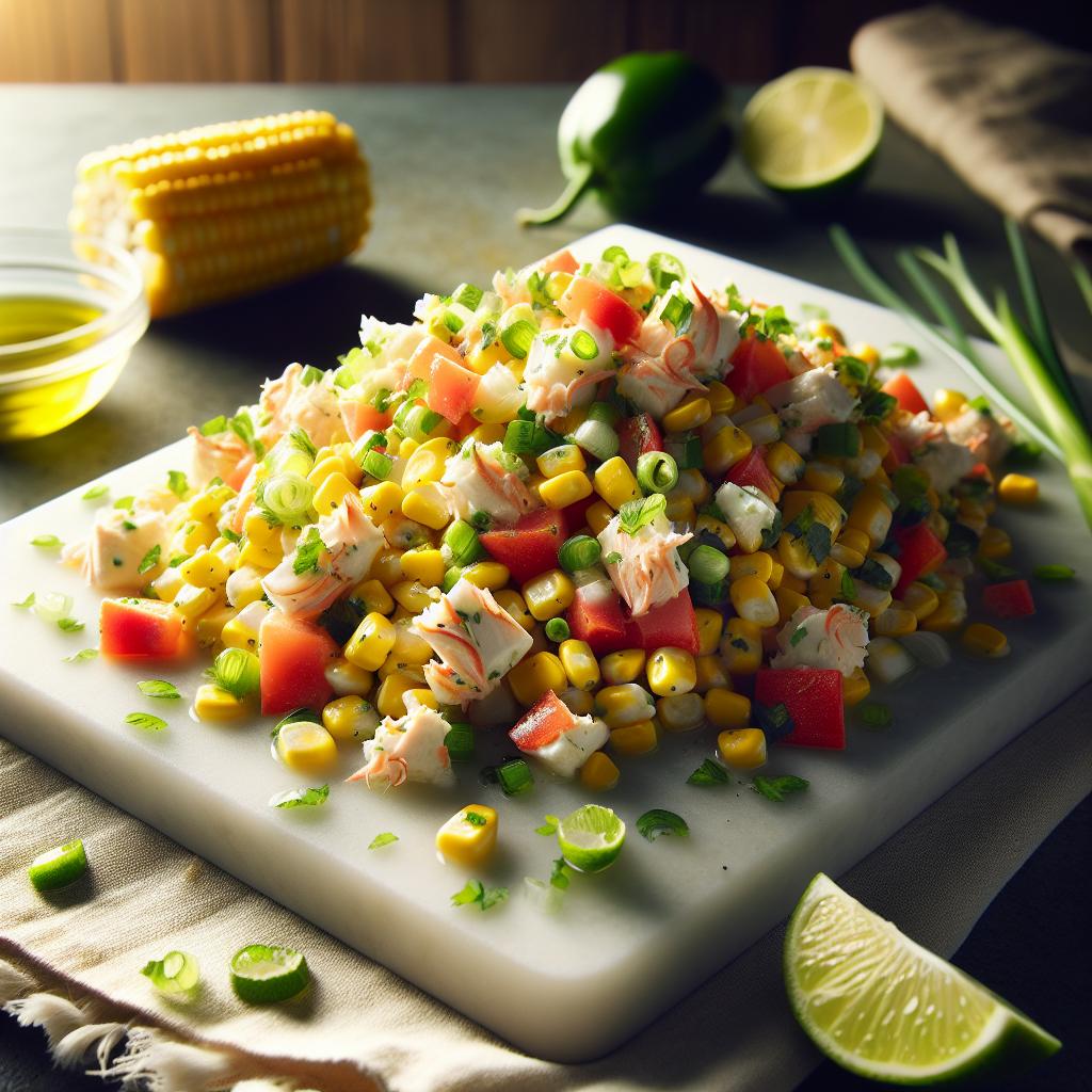 Corn and Crab Salad