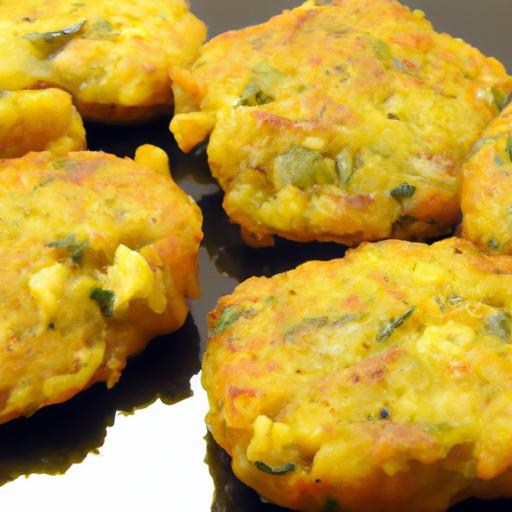 corn and leek fritters