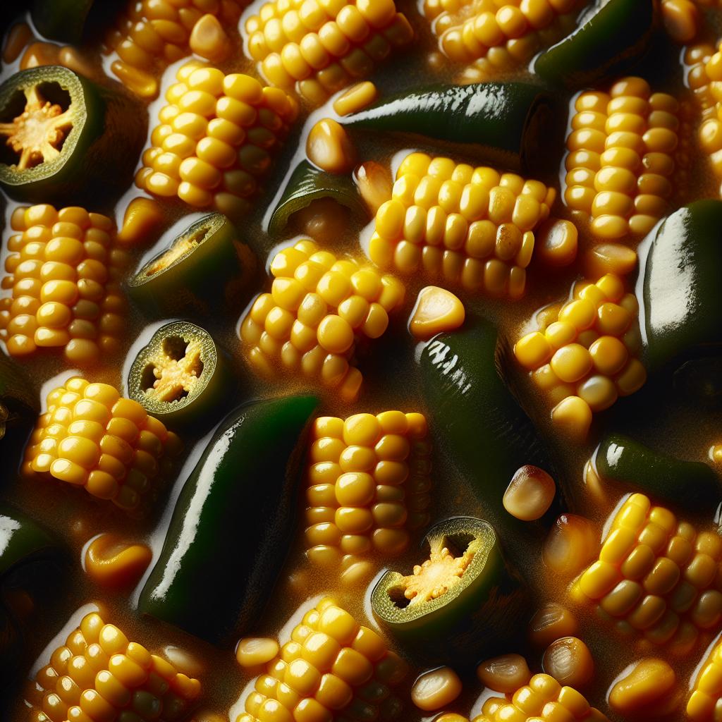 corn and poblano stew