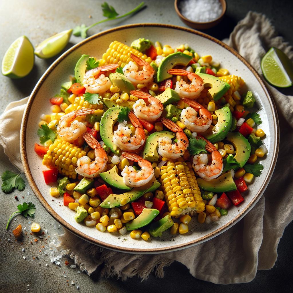 corn and shrimp salad