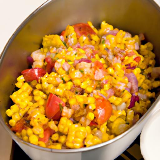 corn and tomato saute