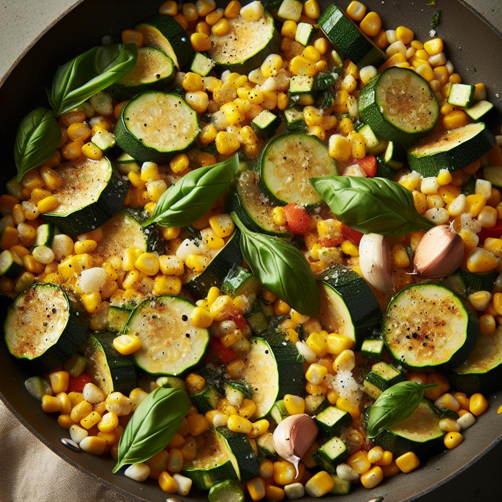 corn and zucchini saute