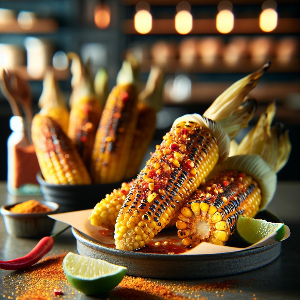 Corn on the Cob with Chili Butter