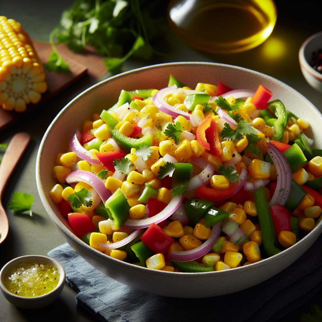 corn peppers salad