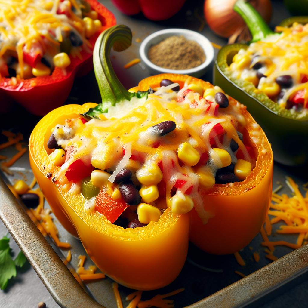 corn stuffed peppers