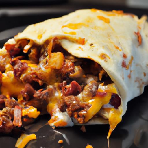 corned beef hash burrito