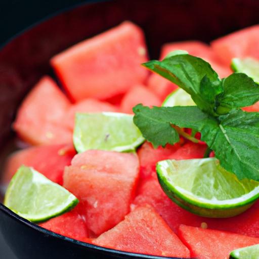 costa rican watermelon mojito salad