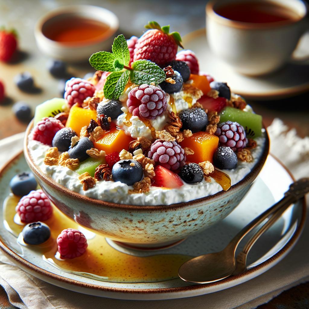 Cottage Cheese and Fruit Bowl