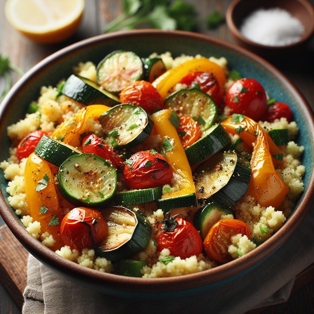 couscous with roasted vegetables