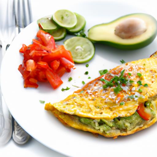 Crab and Avocado Omelette