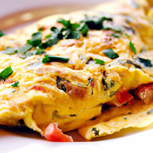 Crab and Cheddar Omelette