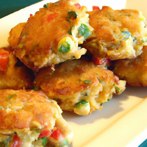 crab and corn fritters