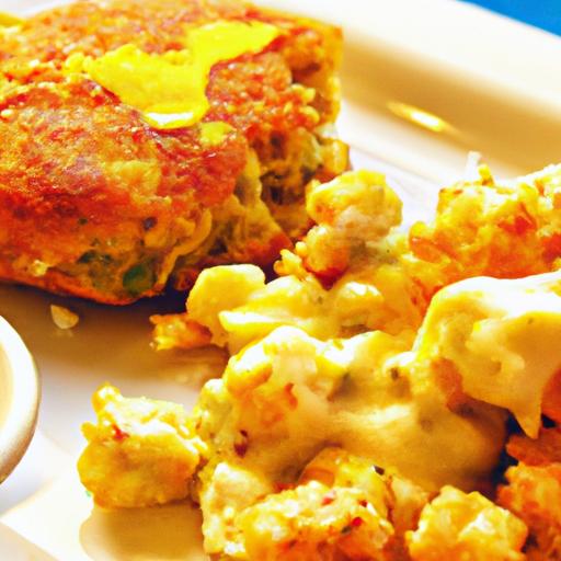 crab cake hashbrowns