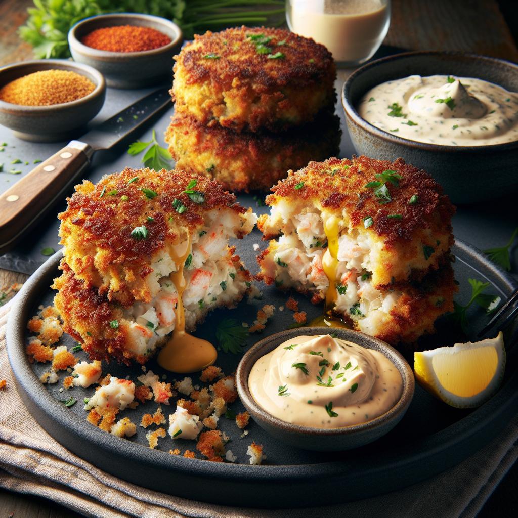 Crab Cakes with Aioli