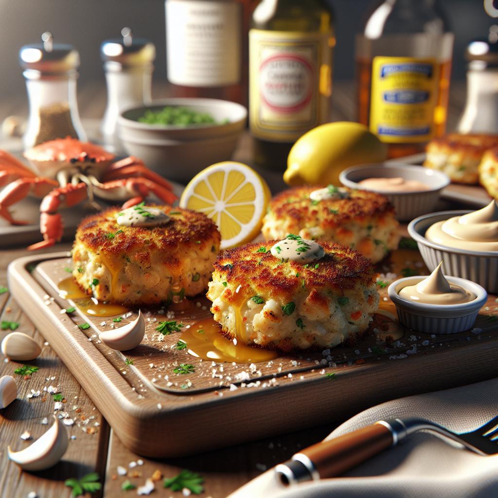 Crab Cakes with Lemon Aioli