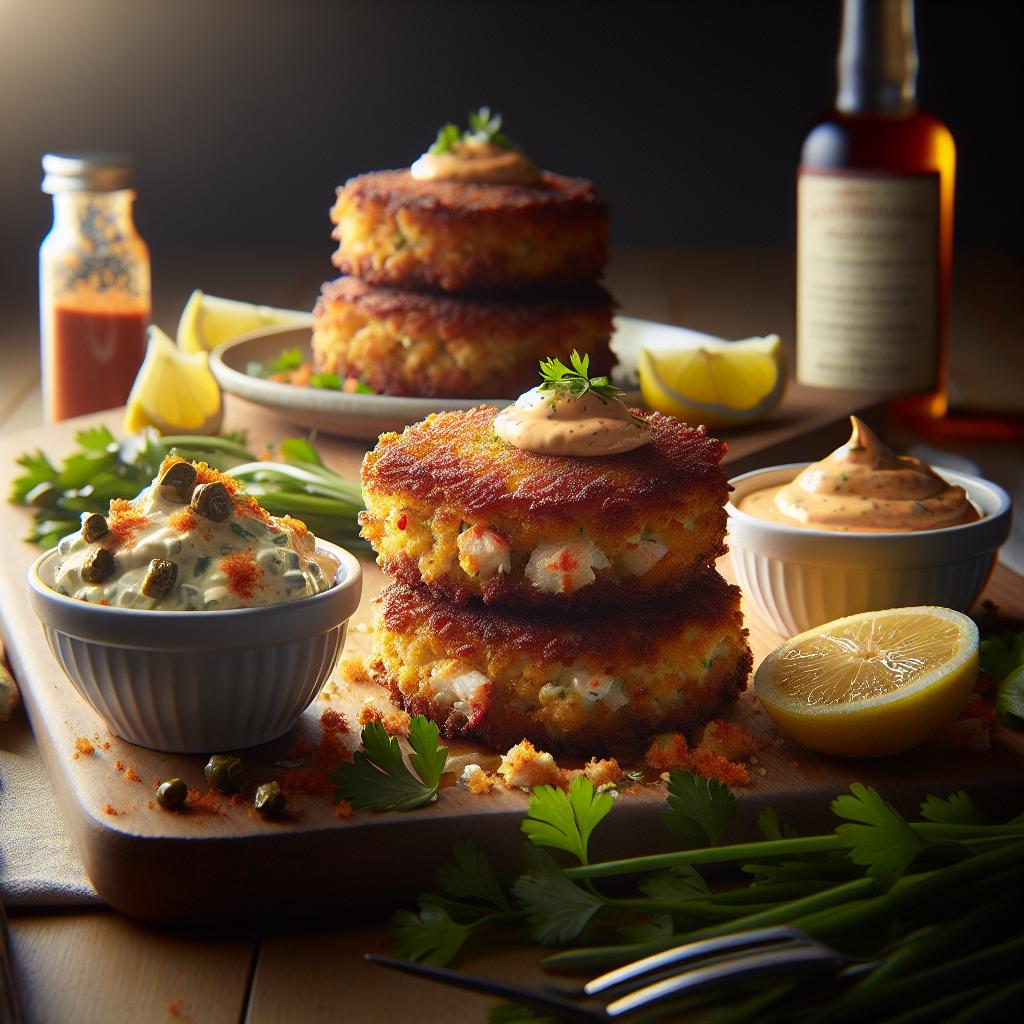 Crab Cakes with Remoulade Sauce