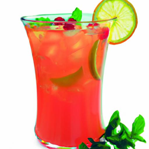 cranberry lime cooler