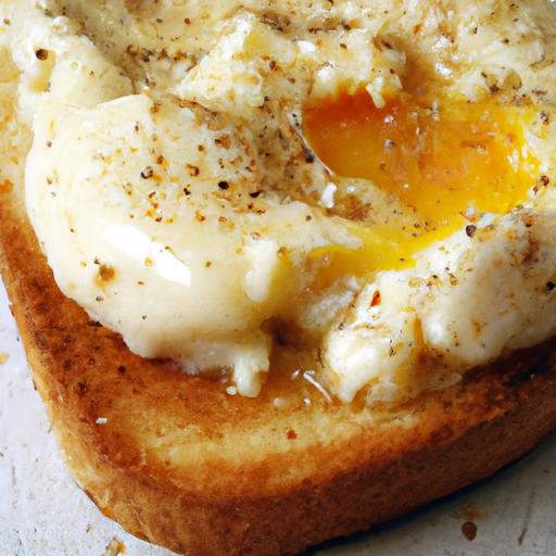 creamed egg on toast