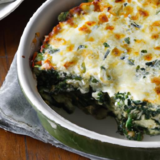 creamed spinach and potato casserole