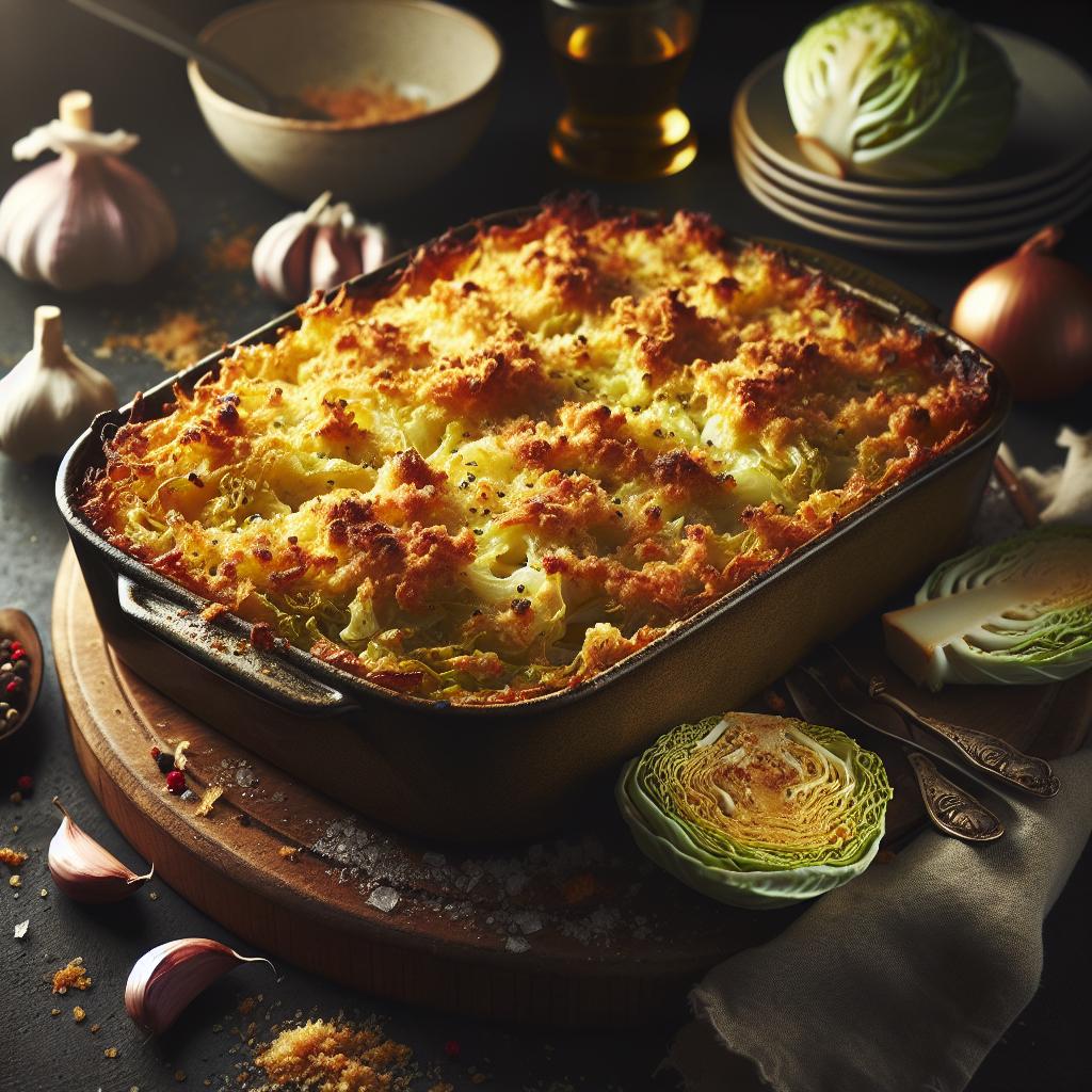 Creamy Cabbage Gratin