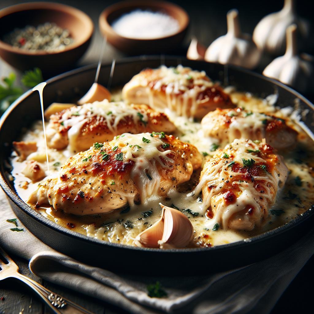 creamy garlic parmesan chicken