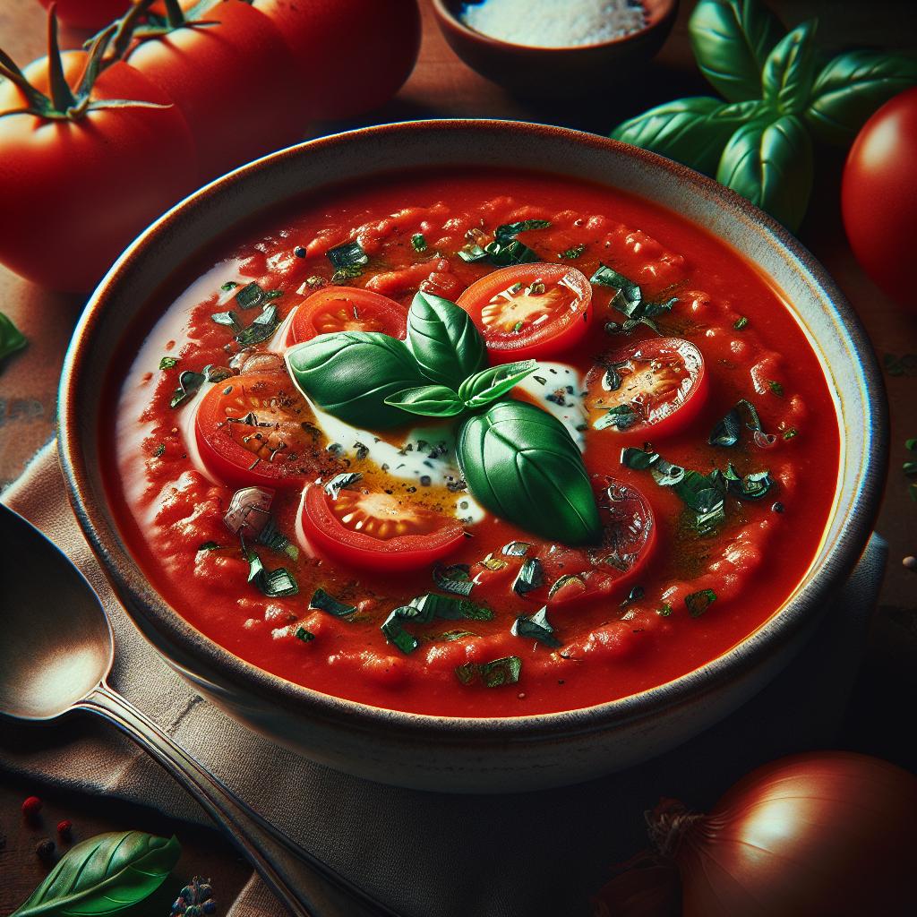 Creamy Tomato Basil Soup