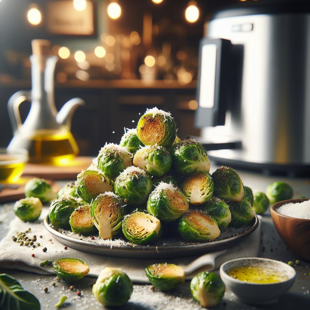 Crispy Air Fryer Brussels Sprouts