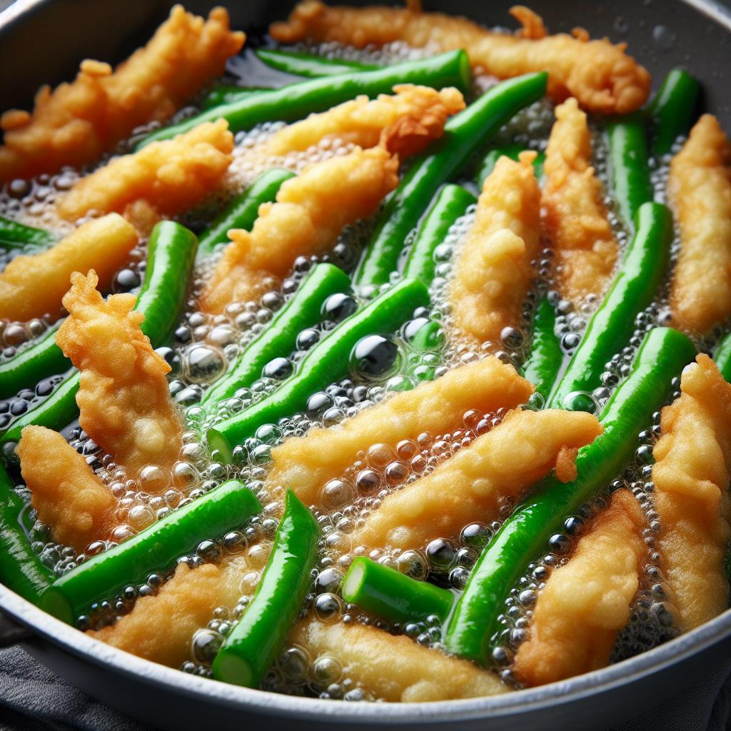 crispy fried green beans