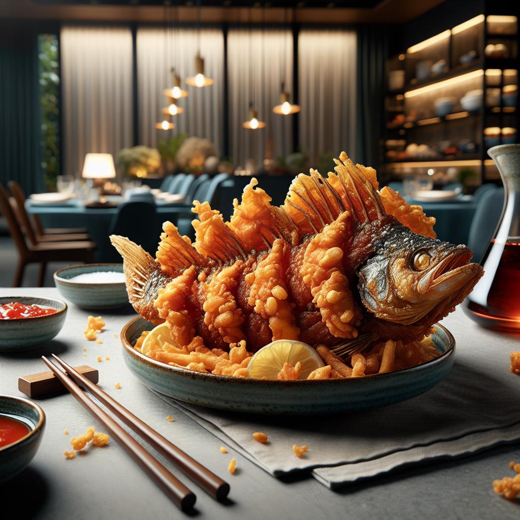 Crispy Fried Mandarin Fish