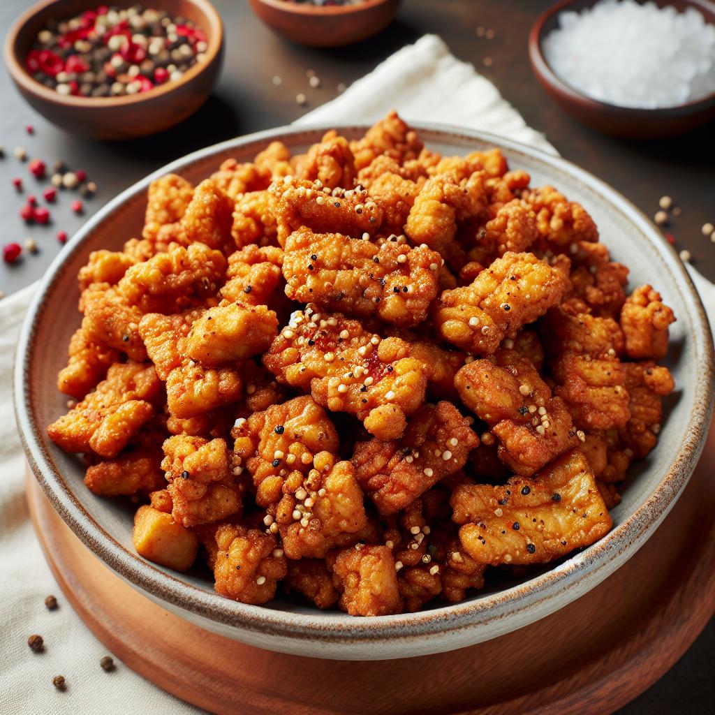 crispy salt and pepper tempeh