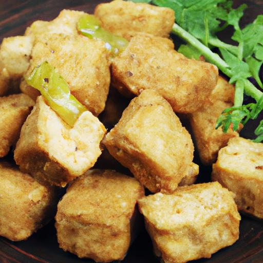 crispy tofu bites