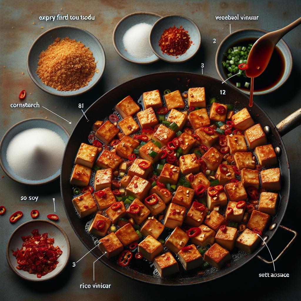 Crispy Tofu with Chili Sauce