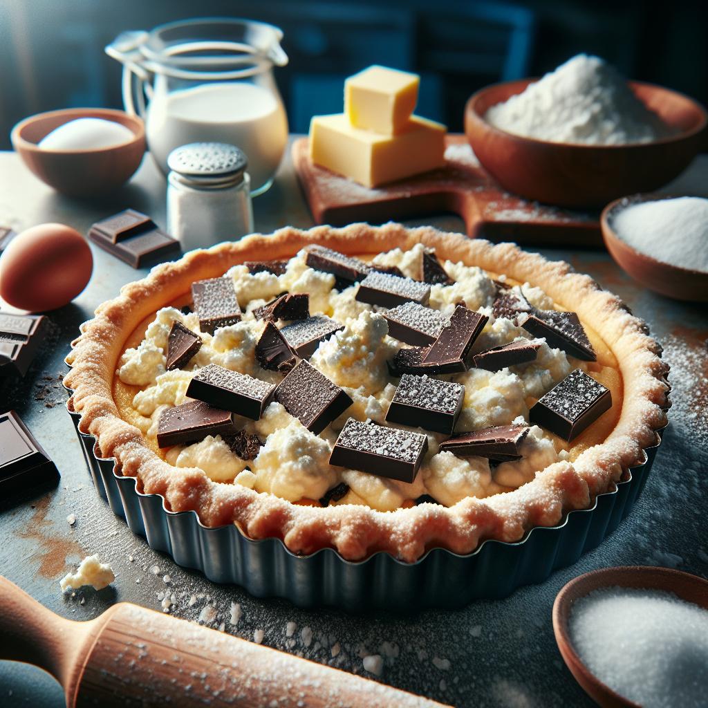 Crostata Di Ricotta E Cioccolato