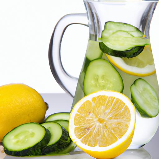 cucumber lemon water