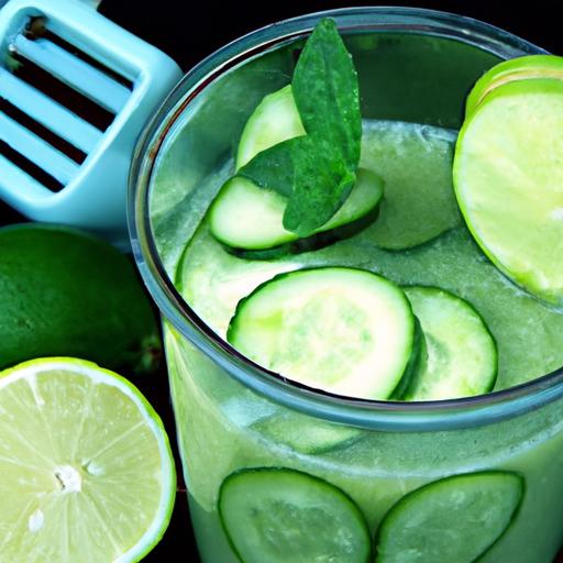 cucumber mint limeade