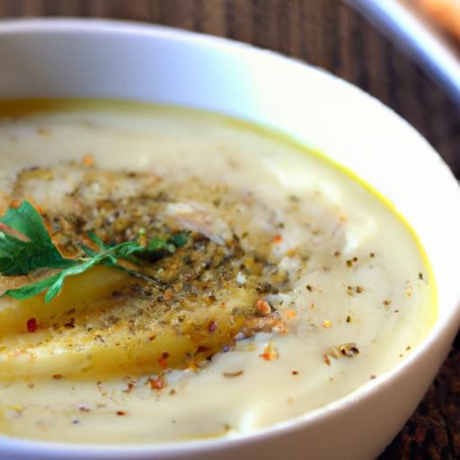 curried endive and potato soup