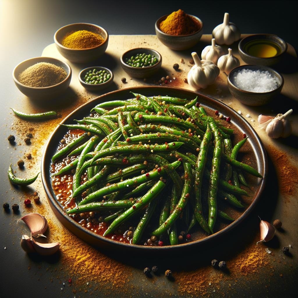 curried green beans