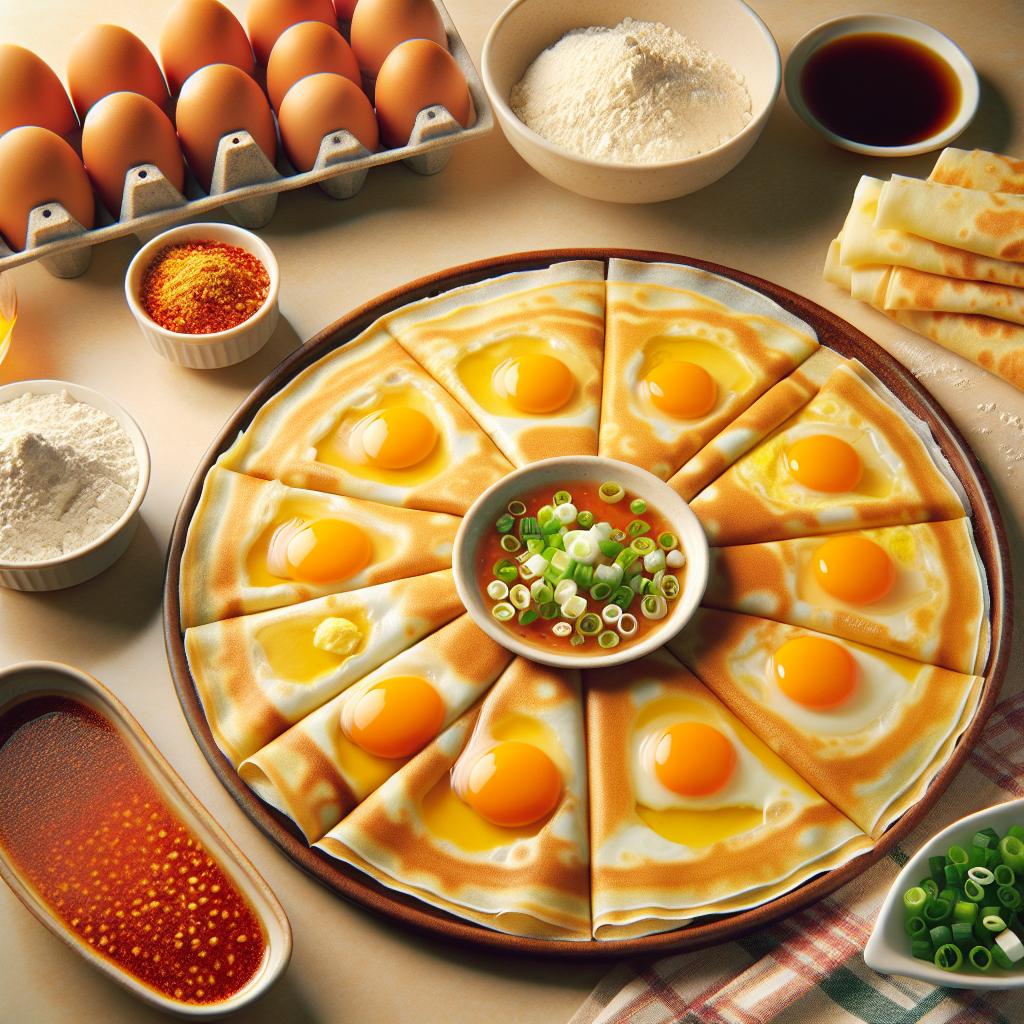 dan bing (taiwanese egg crepe)