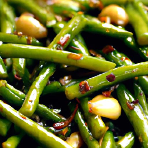 dry fried green beans