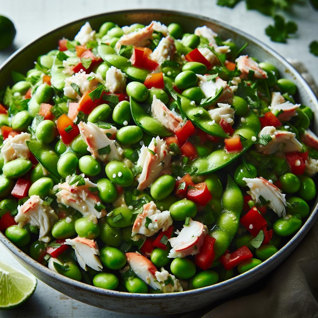 Edamame and Crab Salad