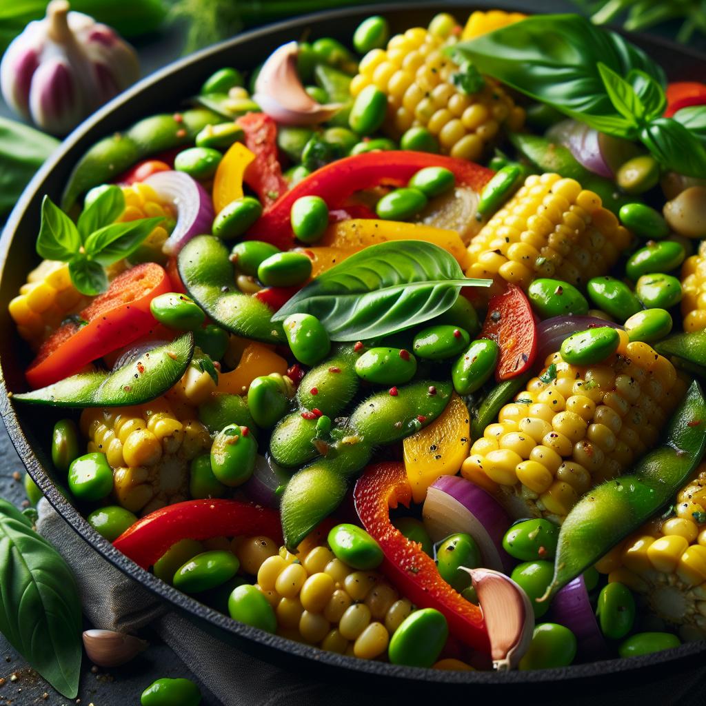 Edamame and Sweet Corn Succotash