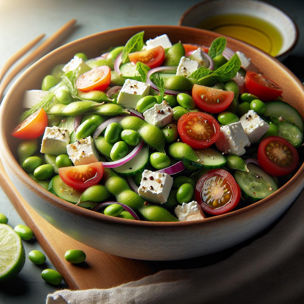 edamame feta salad