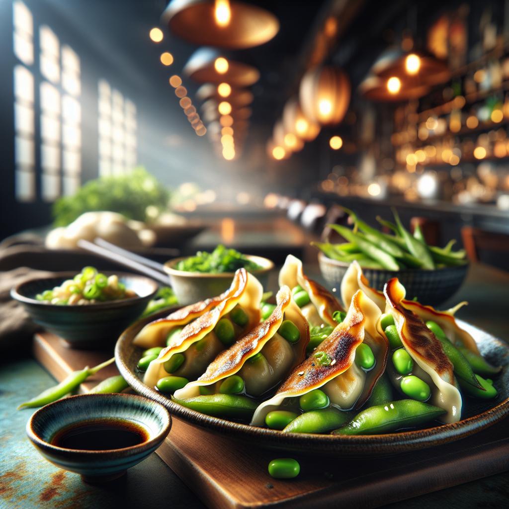 edamame gyoza