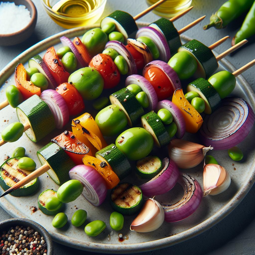 edamame kebabs