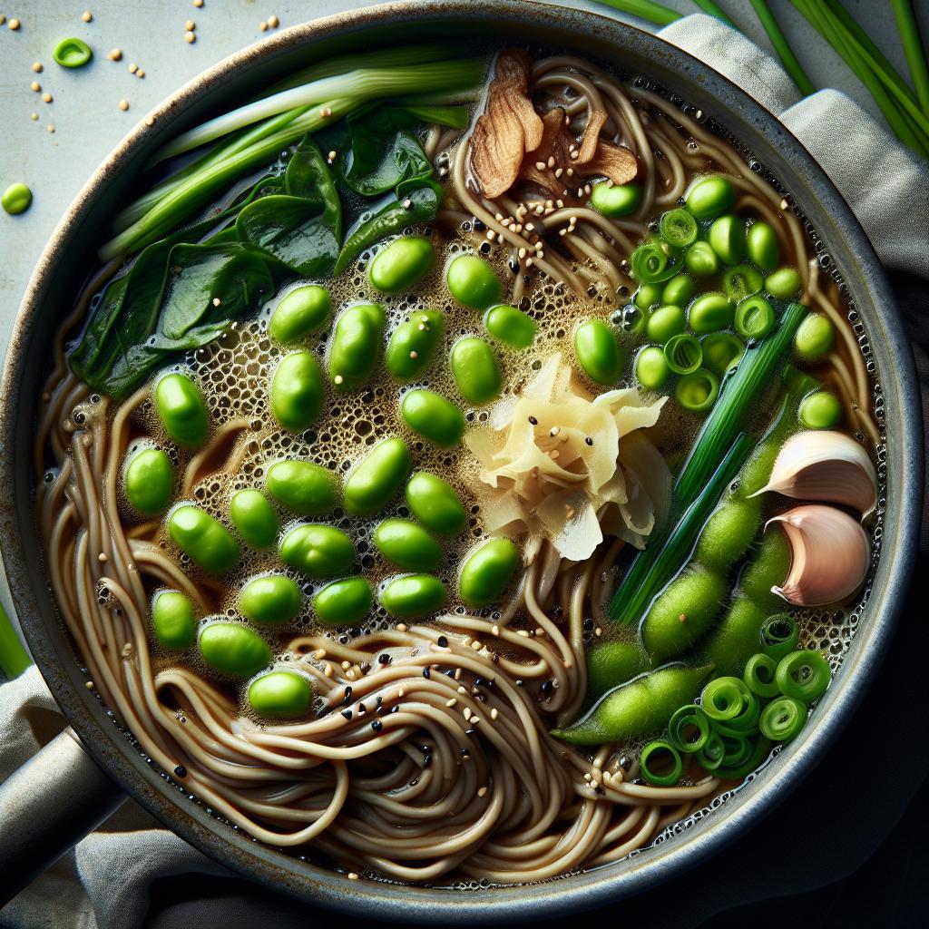 edamame soba soup