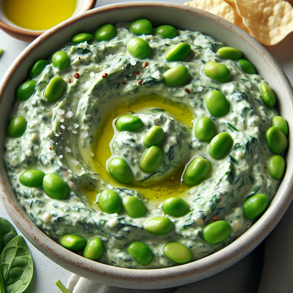 Edamame Spinach Dip