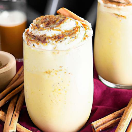 Eggnog Cinnamon Roll Milkshake