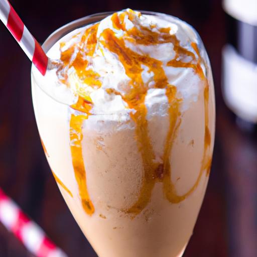 Eggnog Salted Caramel Milkshake