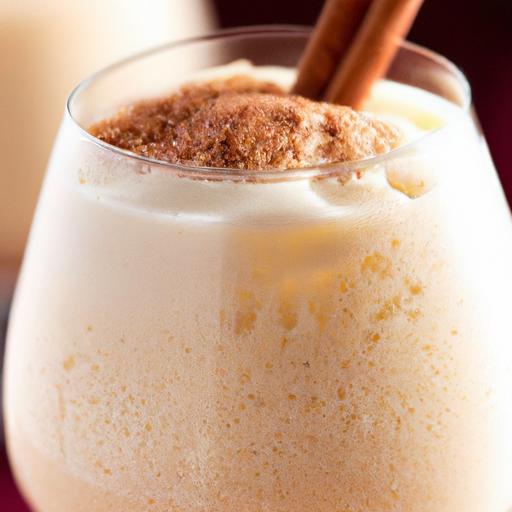 Eggnog Vanilla Milkshake