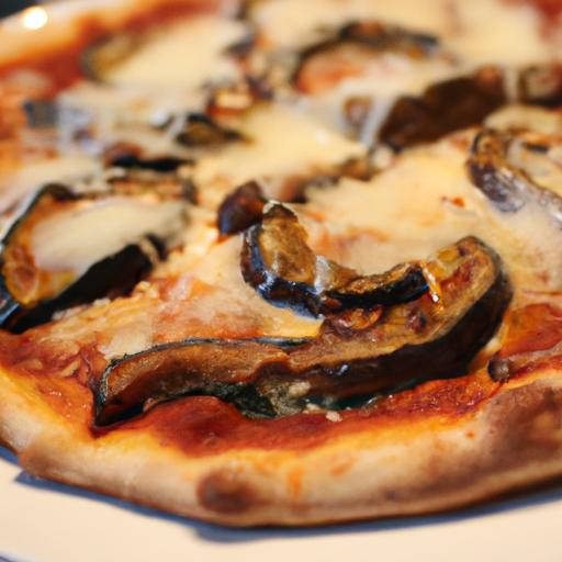 Eggplant and Caramelized Onion Pizza